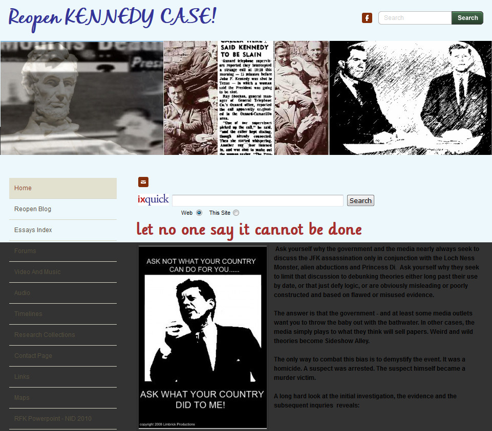 Reopen Kennedy Case