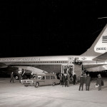 Air Force One - Jackie and Bobby Kennedy getting off the plane