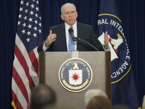 CIA Director John Brennan takes questions from reporters during a press conference art CIA headquarters in Langley, Va., on Dec. 11, 2014. (Photo: Jim Watson, AFP/Getty Images)